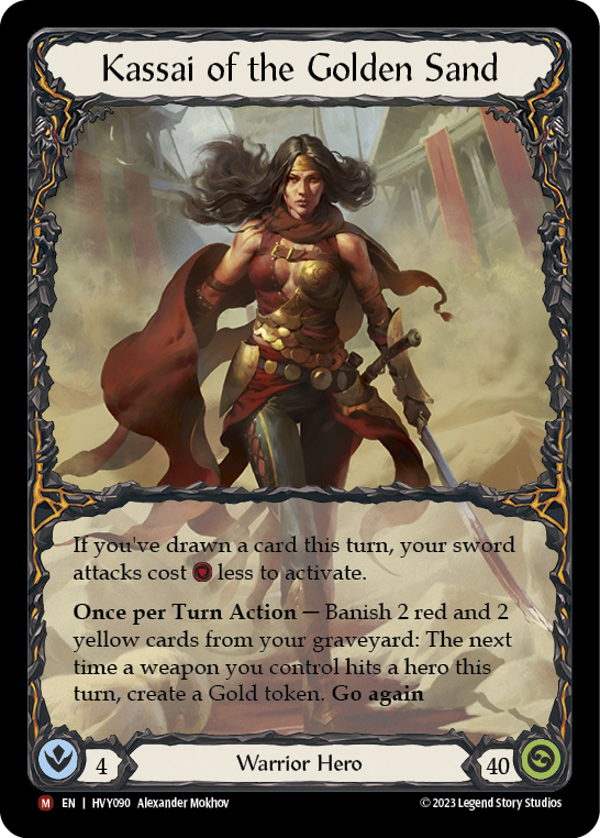 Flesh and Blood TCG | Kassai of the Golden Sand [HVY090] (Heavy Hitters) | The Nerd Merchant