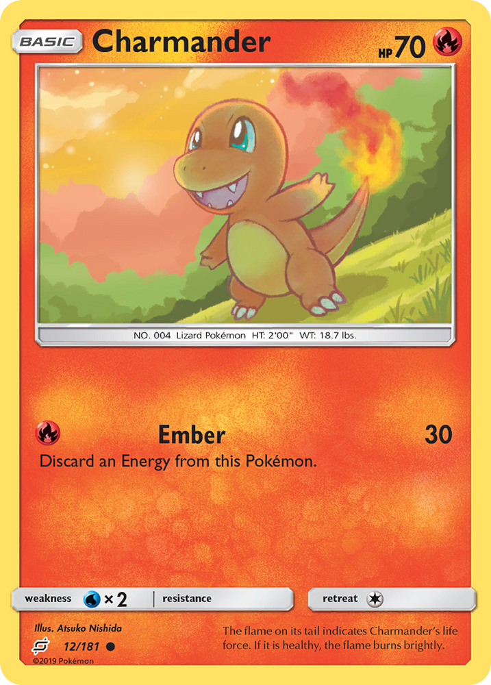Pokemon | Charmander (12/181) [Sun & Moon: Team Up] | The Nerd Merchant