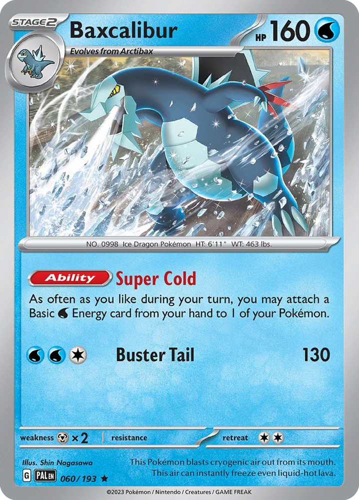 Pokemon | Baxcalibur (060/193) (Theme Deck Exclusive) [Scarlet & Violet: Paldea Evolved] | The Nerd Merchant