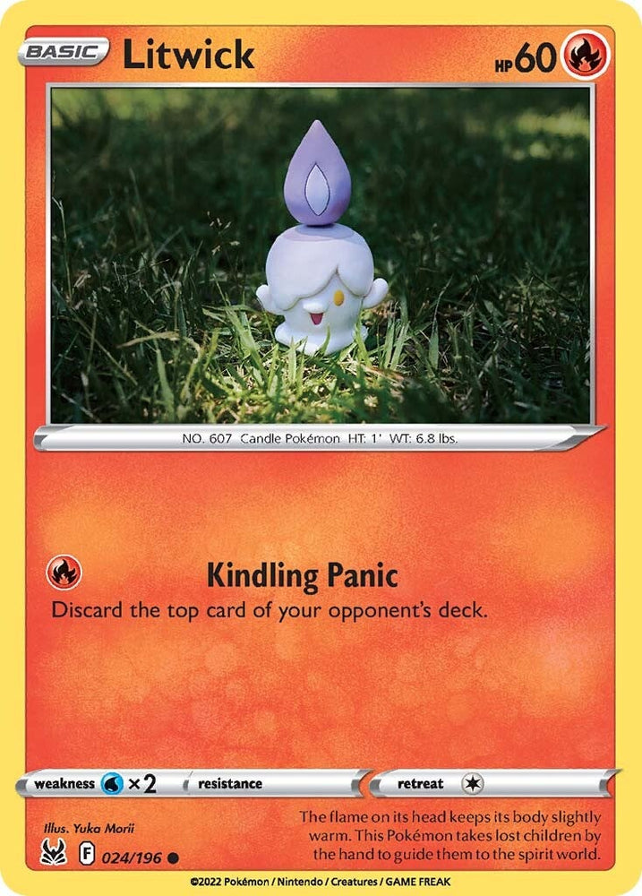 Pokemon | Litwick (024/196) [Sword & Shield: Lost Origin] | The Nerd Merchant