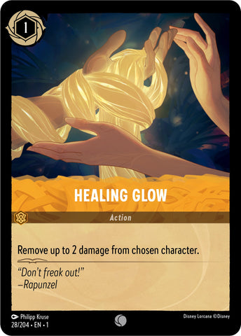 Lorcana | Healing Glow (28/204) [The First Chapter] | The Nerd Merchant