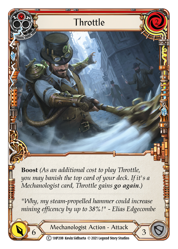 Flesh and Blood TCG | Throttle (Red) [1HP208] (History Pack 1) | The Nerd Merchant
