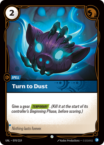 Turn to Dust - Unleashed (070/219)