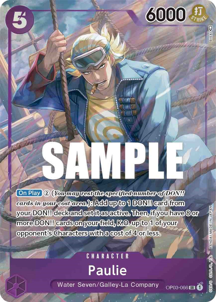 One Piece | Paulie (Alternate Art) [Pillars of Strength] | The Nerd Merchant