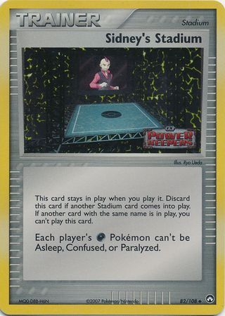 Pokemon | Sidney's Stadium (82/108) (Stamped) [EX: Power Keepers] | The Nerd Merchant