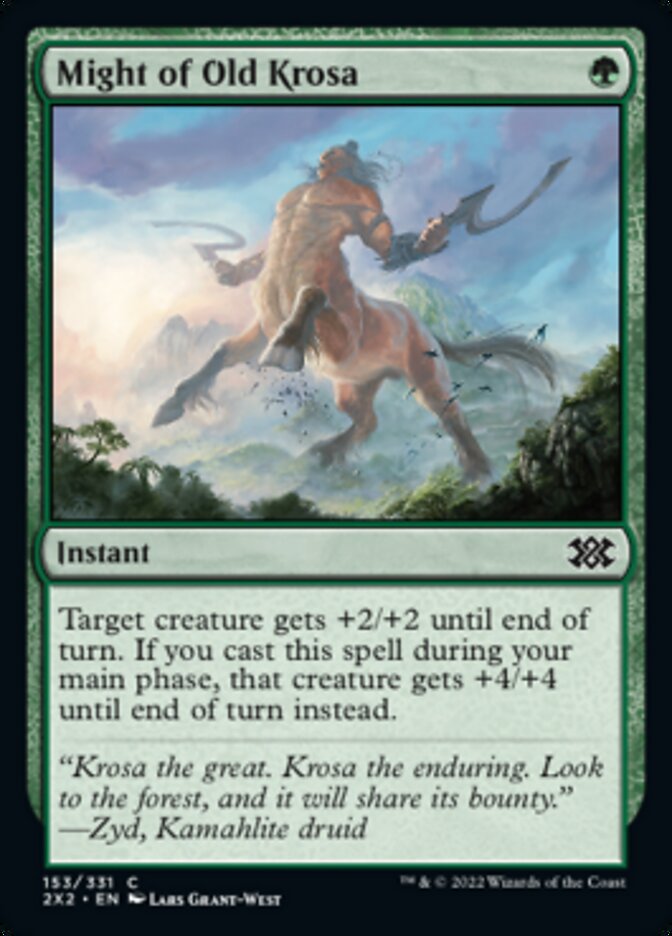 Magic | Might of Old Krosa [Double Masters 2022] | The Nerd Merchant