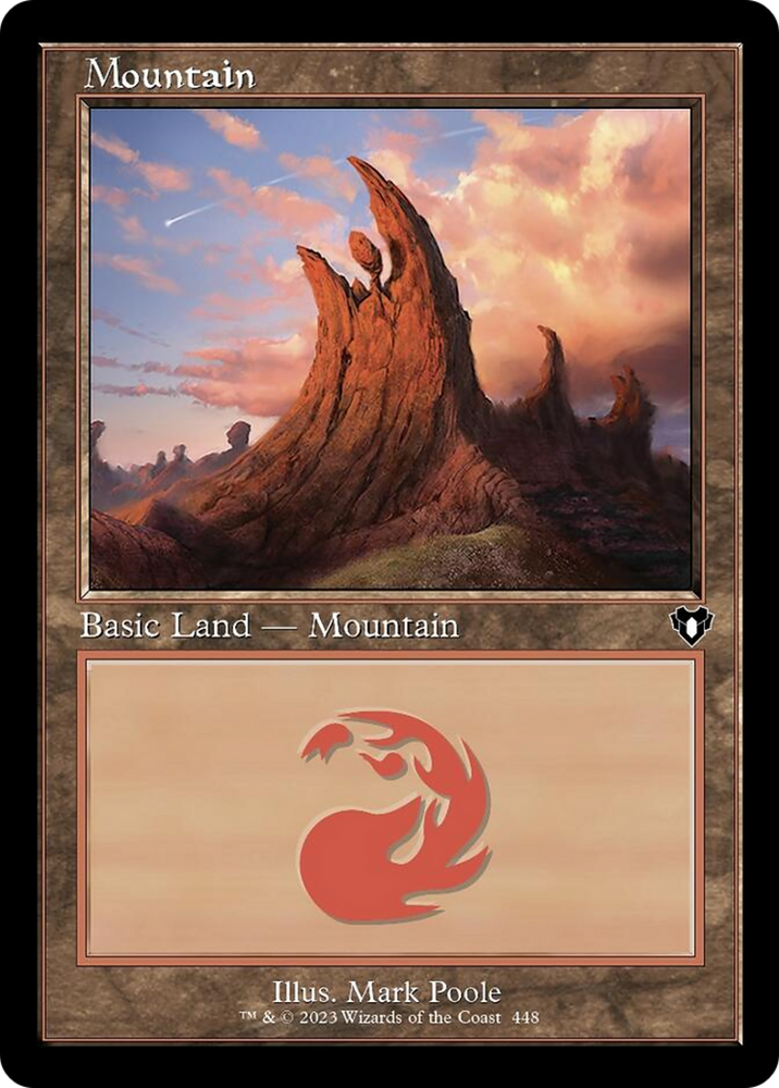 Magic | Mountain (448) (Retro) [Commander Masters] | The Nerd Merchant