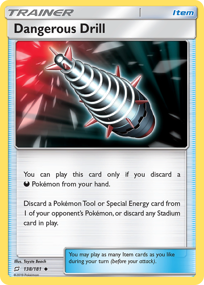 Pokemon | Dangerous Drill (138/181) [Sun & Moon: Team Up] | The Nerd Merchant