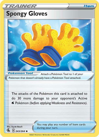 Pokemon | Spongy Gloves (243/264) [Sword & Shield: Fusion Strike] | The Nerd Merchant