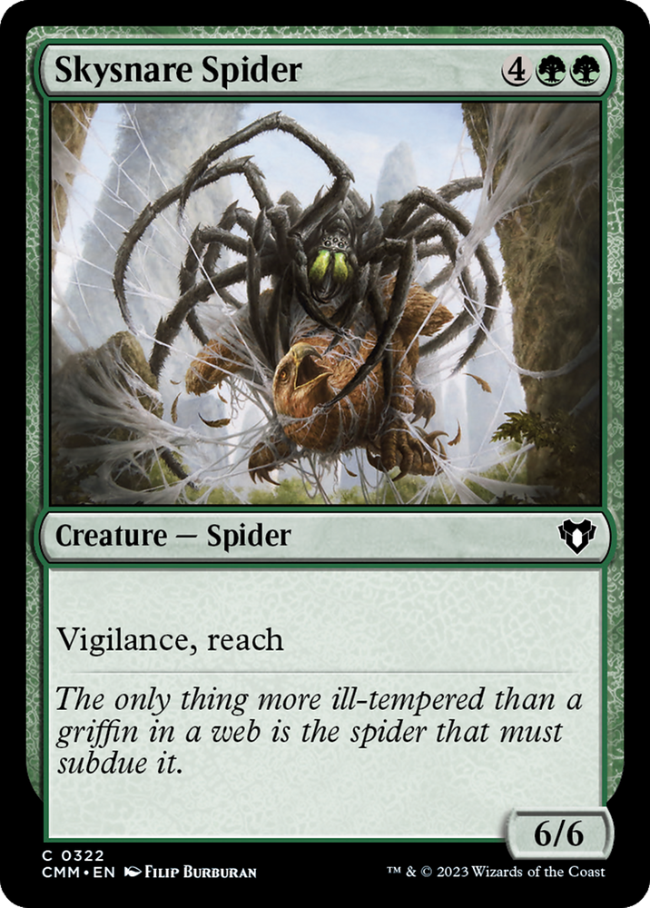 Magic | Skysnare Spider [Commander Masters] | The Nerd Merchant