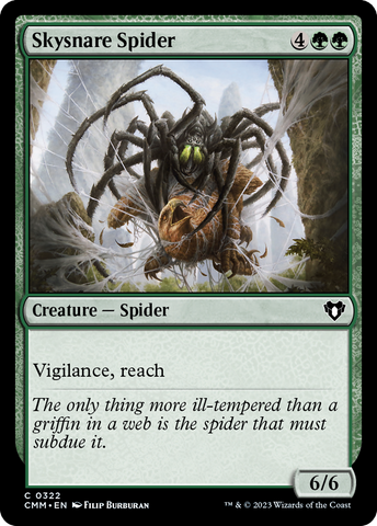 Magic | Skysnare Spider [Commander Masters] | The Nerd Merchant