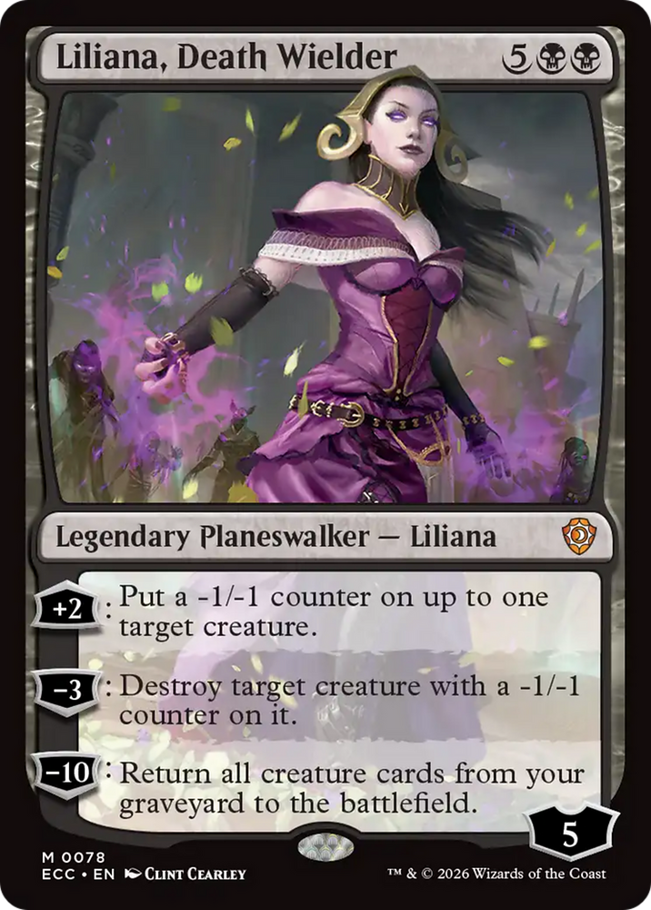 Magic | Liliana, Death Wielder [Lorwyn Eclipsed Commander] | The Nerd Merchant