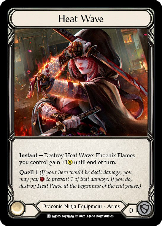 Flesh and Blood TCG | Heat Wave [FAI005] (Uprising Fai Blitz Deck) | The Nerd Merchant