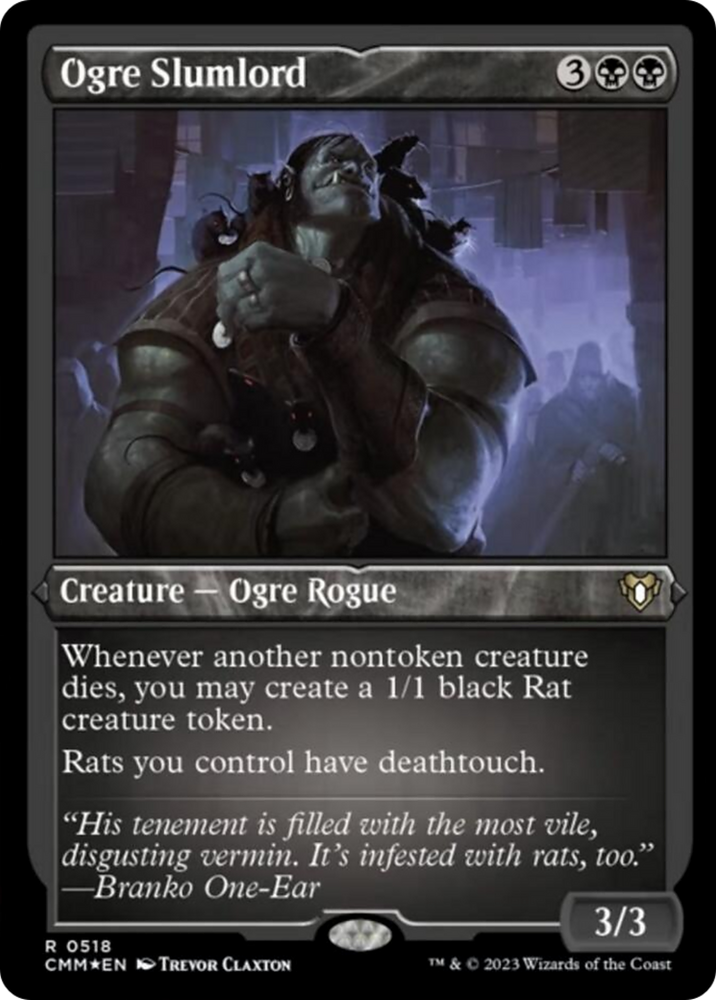 Magic | Ogre Slumlord (Foil Etched) [Commander Masters] | The Nerd Merchant