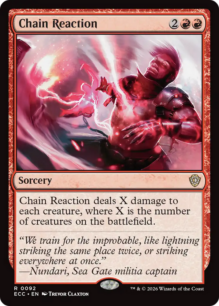 Magic | Chain Reaction [Lorwyn Eclipsed Commander] | The Nerd Merchant