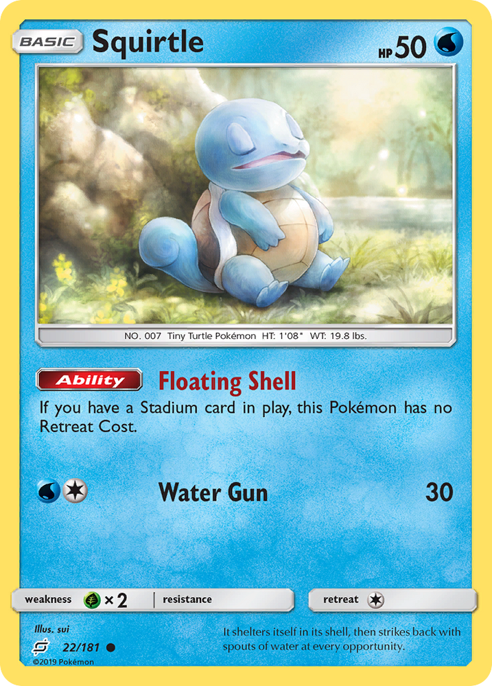 Pokemon | Squirtle (22/181) [Sun & Moon: Team Up] | The Nerd Merchant