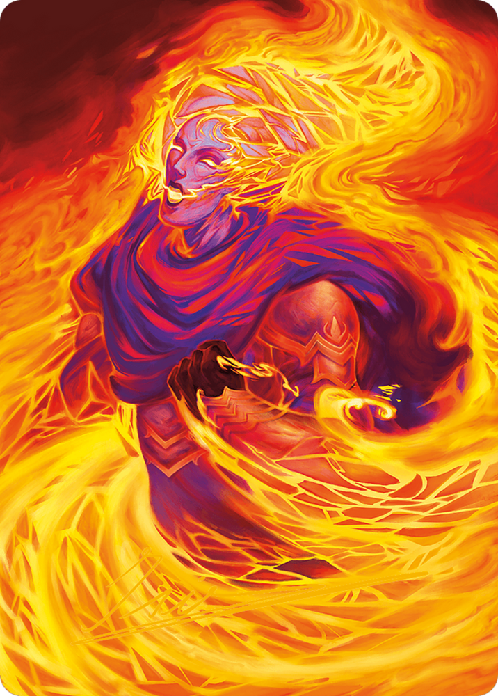 Magic | Flare of Duplication Art Card (Gold-Stamped Signature) [Modern Horizons 3 Art Series] | The Nerd Merchant