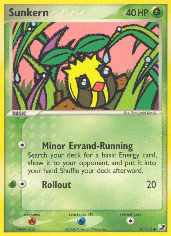 Pokemon | Sunkern (76/115) [EX: Unseen Forces] | The Nerd Merchant