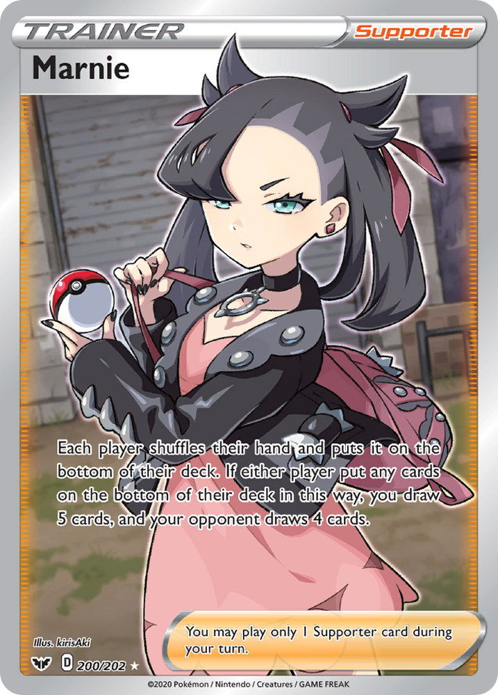 Pokemon | Marnie (200/202) [Sword & Shield: Base Set] | The Nerd Merchant