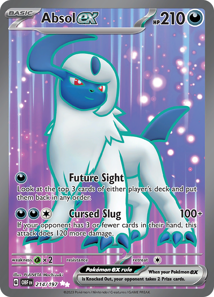 Pokemon | Absol ex (214/197) [Scarlet & Violet: Obsidian Flames] | The Nerd Merchant