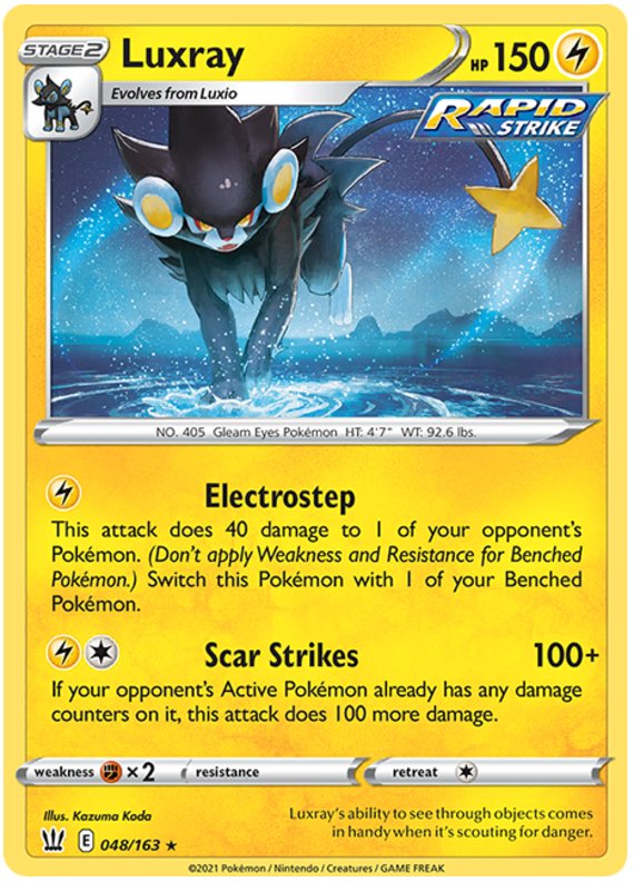 Pokemon | Luxray (048/163) [Sword & Shield: Battle Styles] | The Nerd Merchant