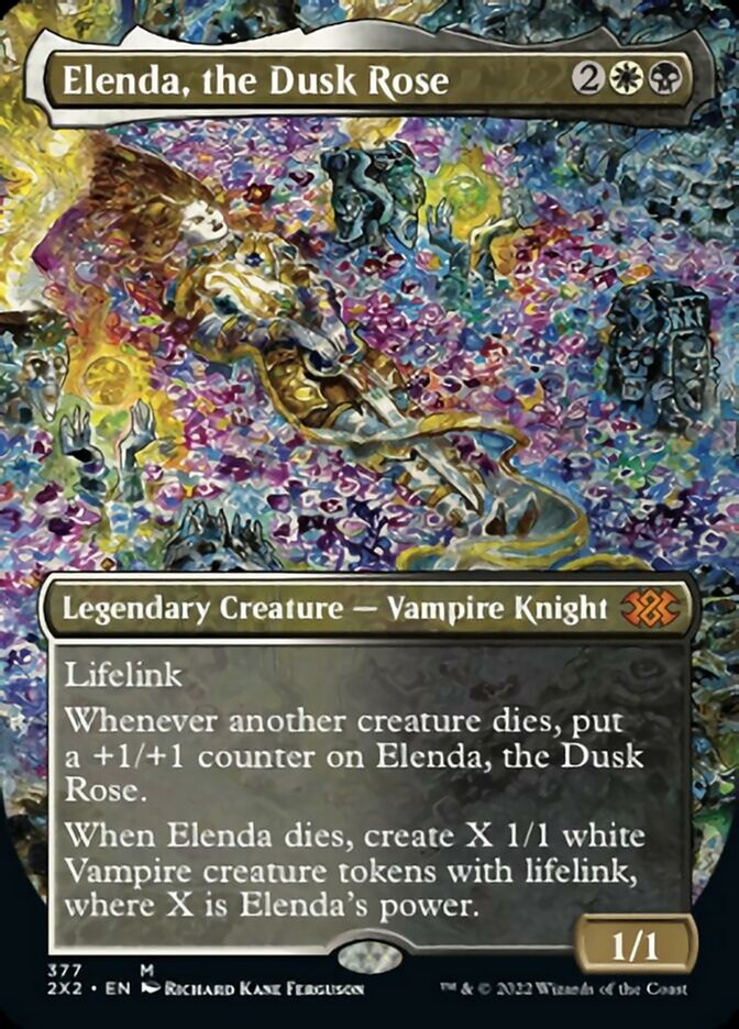 Magic | Elenda, the Dusk Rose (Borderless Alternate Art) [Double Masters 2022] | The Nerd Merchant