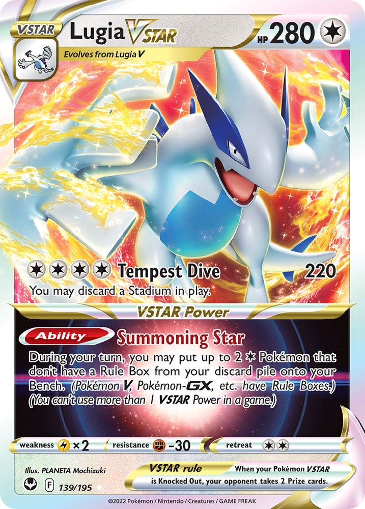 Pokemon | Lugia VSTAR (139/195) (Jumbo Card) [Sword & Shield: Silver Tempest] | The Nerd Merchant