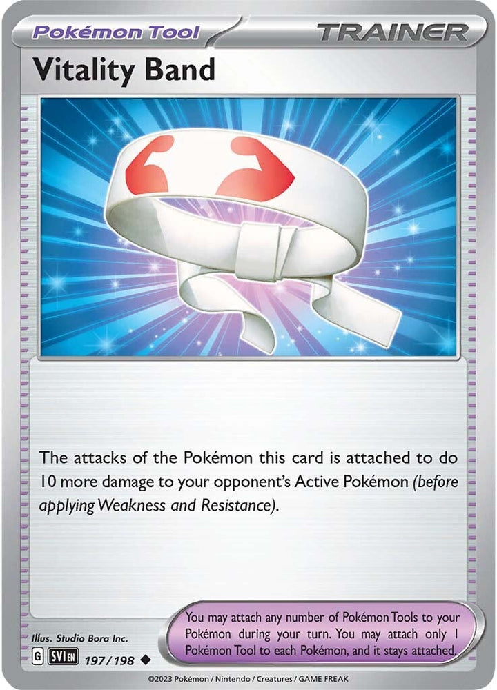 Pokemon | Vitality Band (197/198) [Scarlet & Violet: Base Set] | The Nerd Merchant