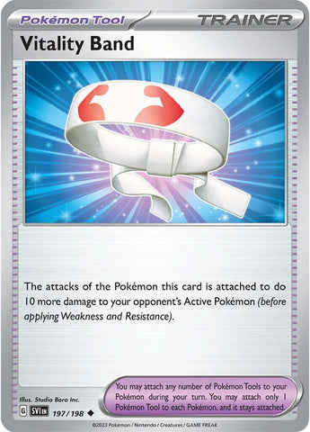 Pokemon | Vitality Band (197/198) [Scarlet & Violet: Base Set] | The Nerd Merchant