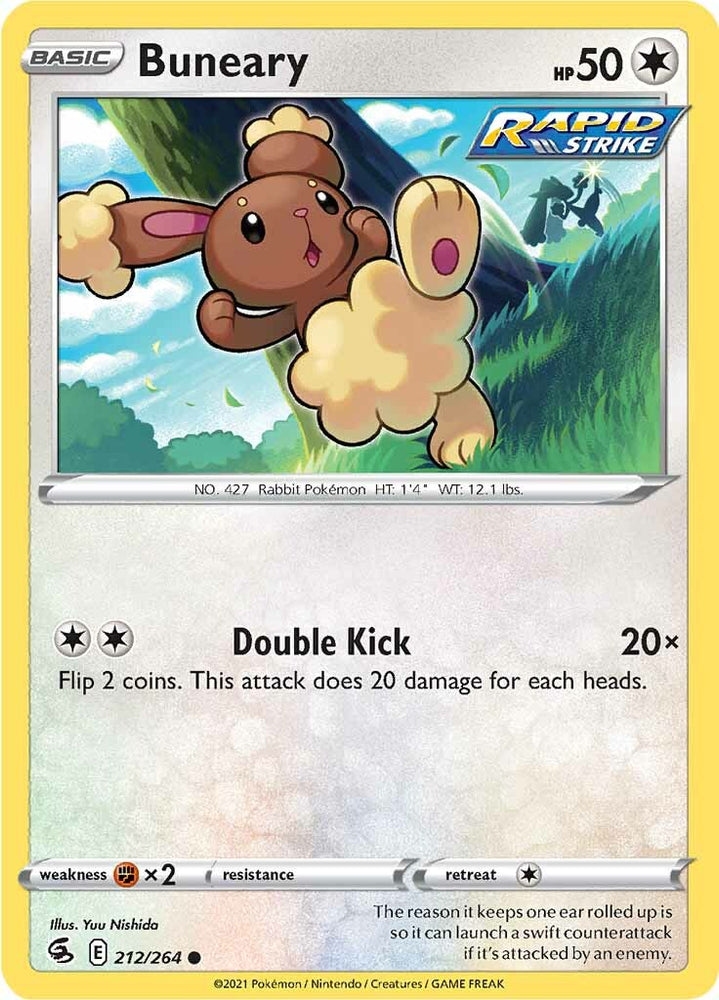 Pokemon | Buneary (212/264) [Sword & Shield: Fusion Strike] | The Nerd Merchant