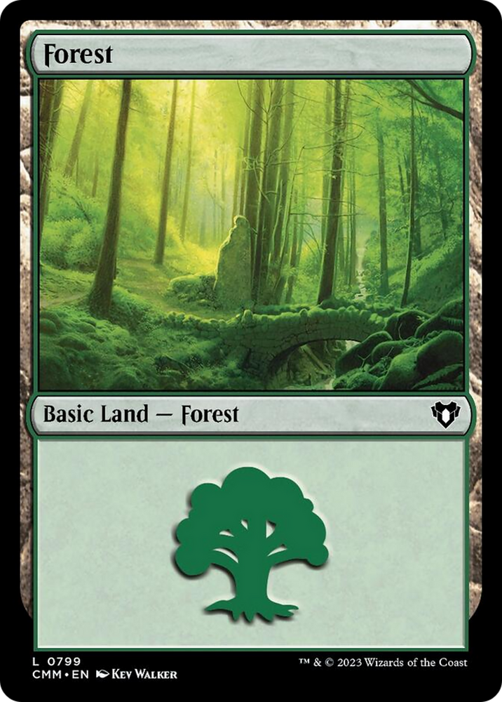 Magic | Forest (799) [Commander Masters] | The Nerd Merchant