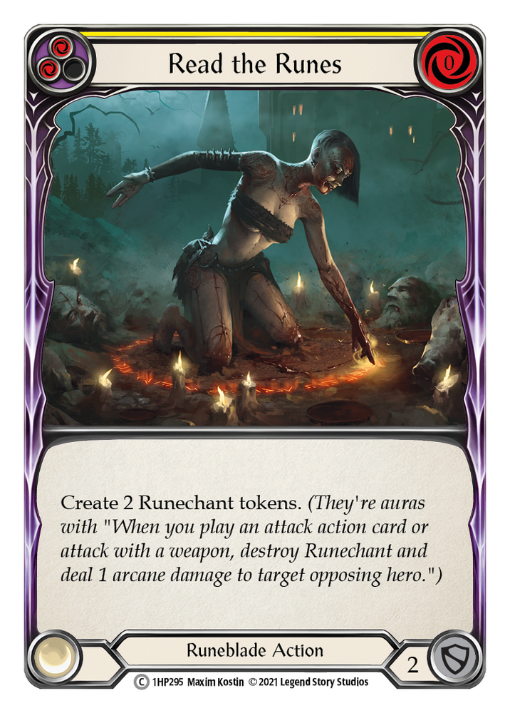 Flesh and Blood TCG | Read the Runes (Yellow) [1HP295] (History Pack 1) | The Nerd Merchant