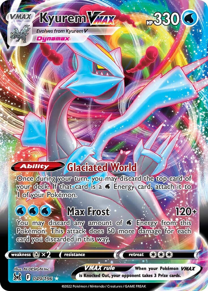 Pokemon | Kyurem VMAX (049/196) [Sword & Shield: Lost Origin] | The Nerd Merchant