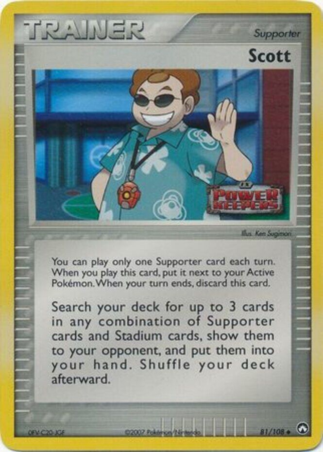 Pokemon | Scott (81/108) (Stamped) [EX: Power Keepers] | The Nerd Merchant