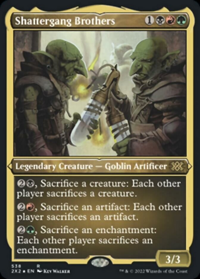 Magic | Shattergang Brothers (Foil Etched) [Double Masters 2022] | The Nerd Merchant