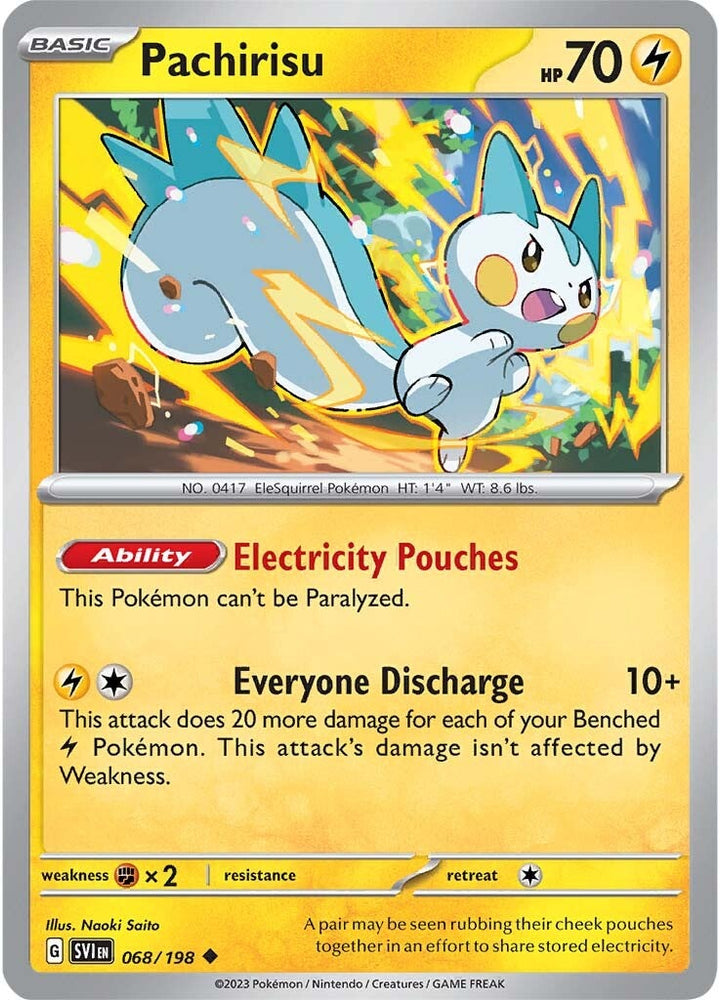 Pokemon | Pachirisu (068/198) [Scarlet & Violet: Base Set] | The Nerd Merchant