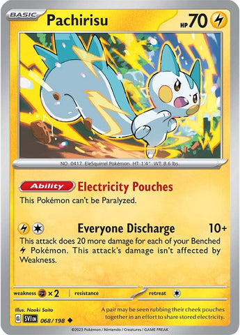 Pokemon | Pachirisu (068/198) [Scarlet & Violet: Base Set] | The Nerd Merchant