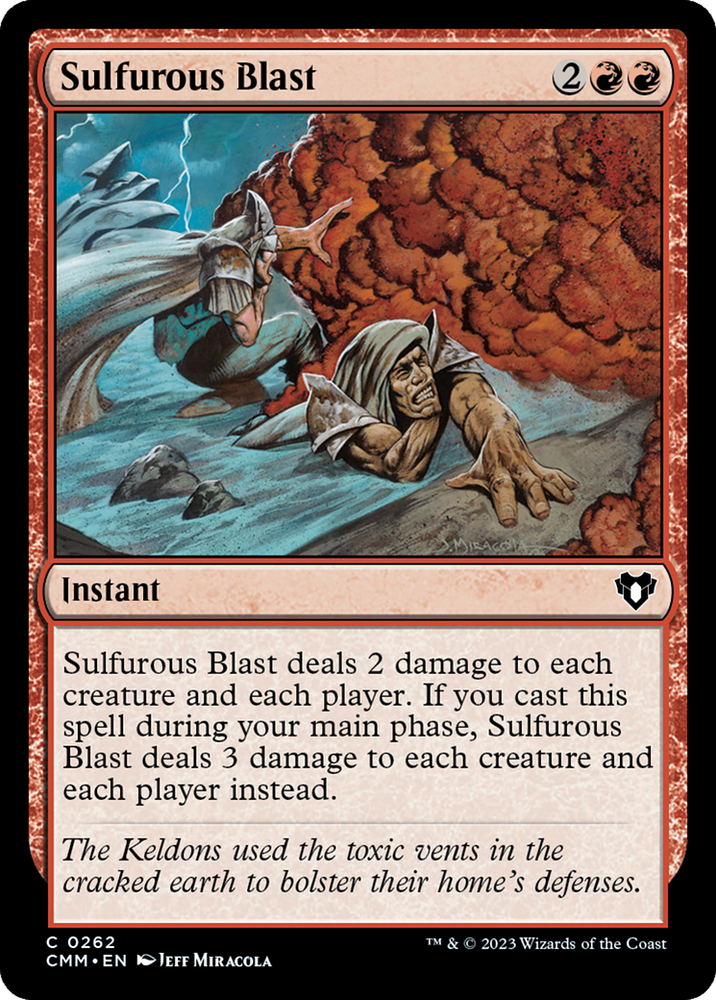 Magic | Sulfurous Blast [Commander Masters] | The Nerd Merchant