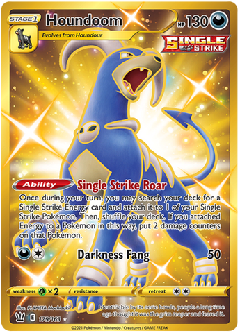 Pokemon | Houndoom (179/163) [Sword & Shield: Battle Styles] | The Nerd Merchant