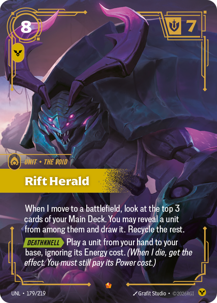 Rift Herald (Foil) - Unleashed (179/219)
