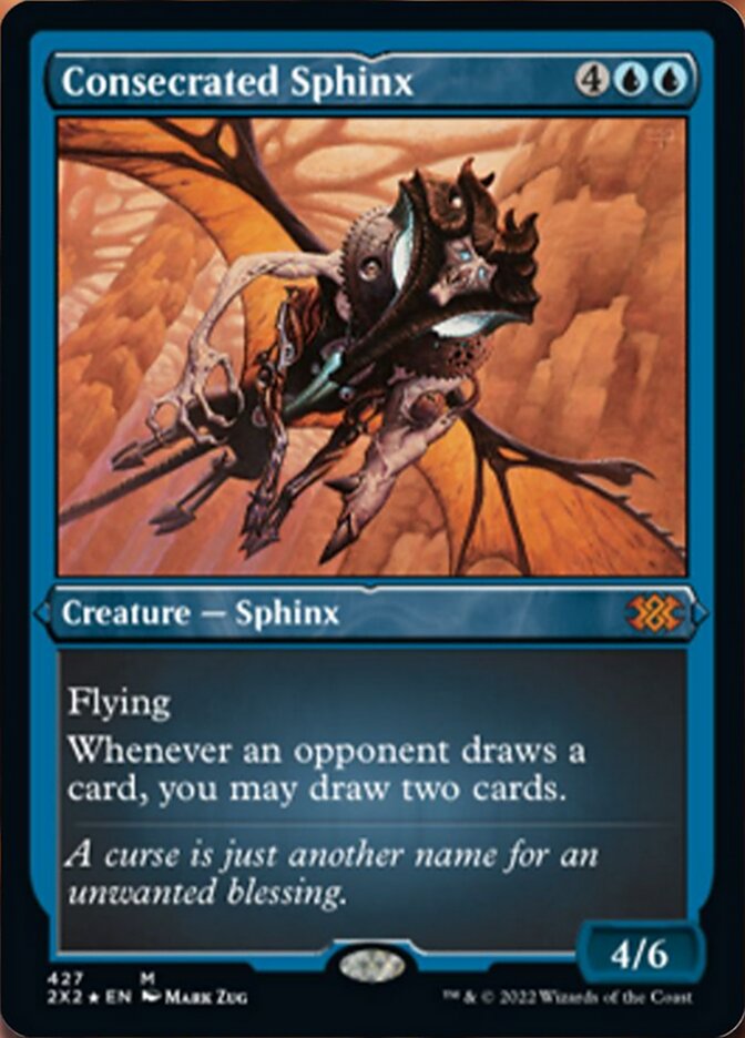 Magic | Consecrated Sphinx (Foil Etched) [Double Masters 2022] | The Nerd Merchant