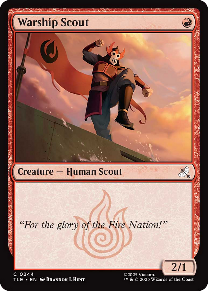 Warship Scout (0244) [Avatar: The Last Airbender: Eternal-Legal]