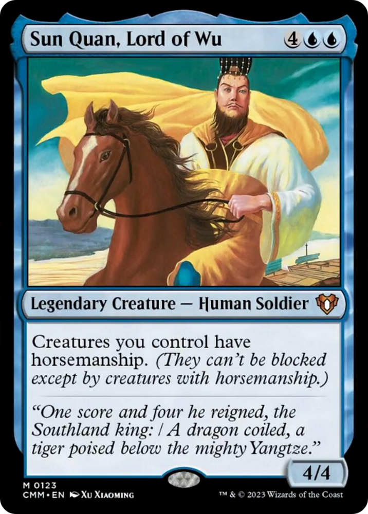 Magic | Sun Quan, Lord of Wu [Commander Masters] | The Nerd Merchant