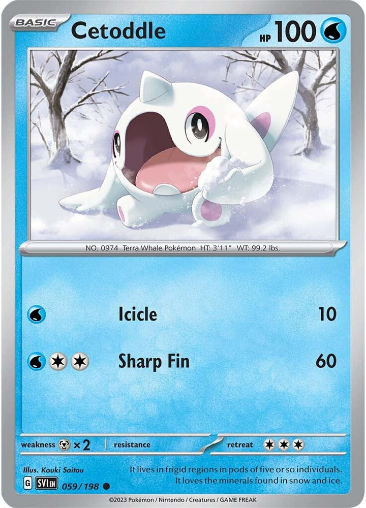 Pokemon | Cetoddle (059/198) [Scarlet & Violet: Base Set] | The Nerd Merchant
