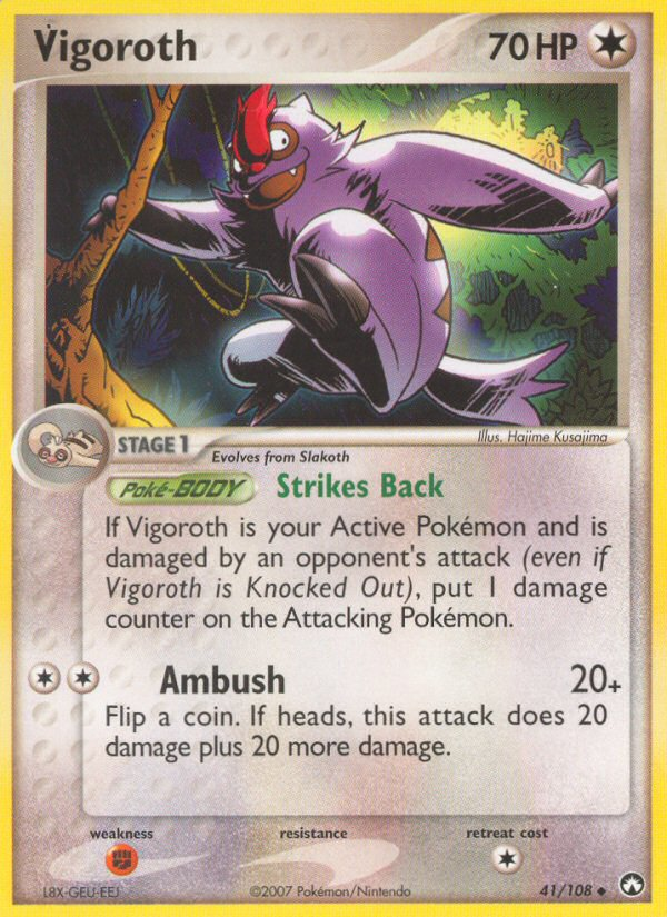 Pokemon | Vigoroth (41/108) [EX: Power Keepers] | The Nerd Merchant