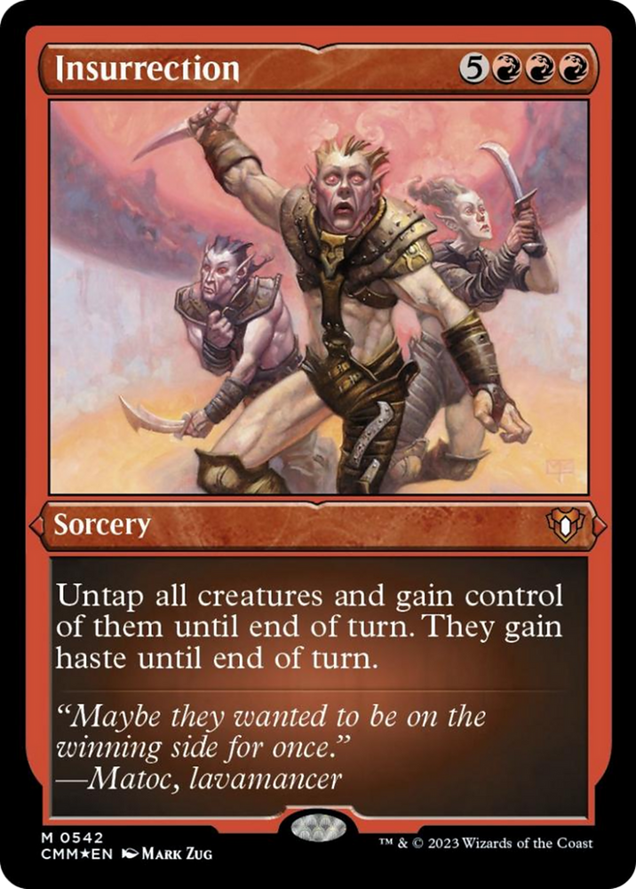 Magic | Insurrection (Foil Etched) [Commander Masters] | The Nerd Merchant