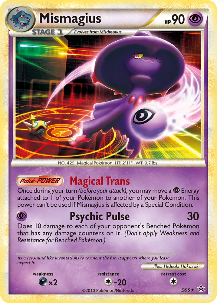 Pokemon | Mismagius (5/95) [HeartGold & SoulSilver: Unleashed] | The Nerd Merchant
