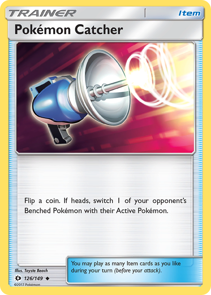 Pokemon | Pokemon Catcher (126/149) [Sun & Moon: Base Set] | The Nerd Merchant