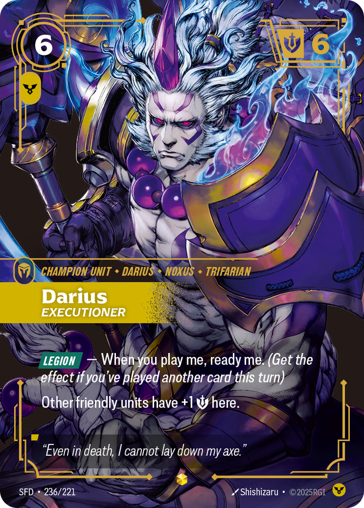 Darius, Executioner (Foil) - Spiritforged #236