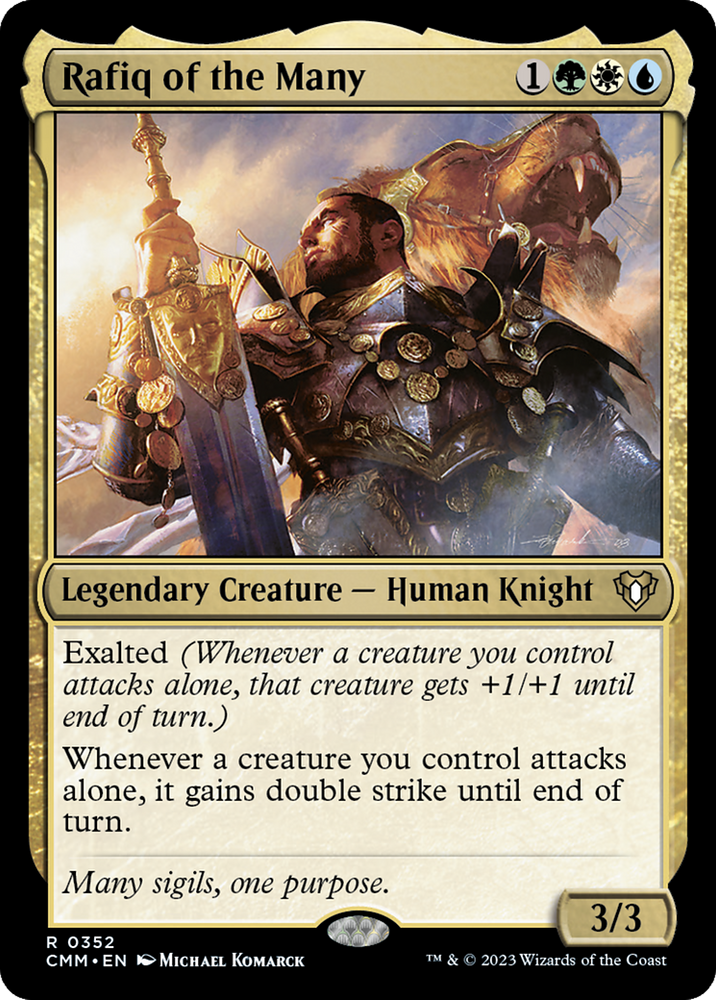 Magic | Rafiq of the Many [Commander Masters] | The Nerd Merchant